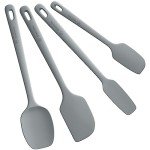 Silicone Spatula Set - 4 Pieces, Heat Resistant