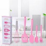 5-Piece Heat-Resistant Silicone Kitchen Utensil Set