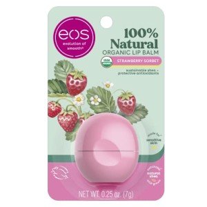 EOS Natural Strawberry Sorbet Lip Balm - 0.25 oz