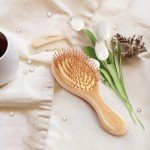 Bamboo Hair Brush for Growth and Detangling