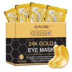 24K Gold Under Eye Patches - 10 Pairs