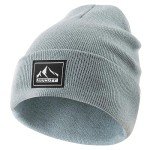 Lake Blue Knit Beanie Hat for All Seasons