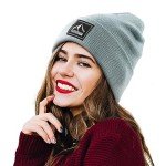 Lake Blue Knit Beanie Hat for All Seasons