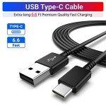 Type C Fast Charger, for Samsung Charger Android Phone USB C Charging Block, Charge Cable 6.6ft for Galaxy S23/S23+/S22/S21/S20/S10e/S9/S8/Note20/Note10/Note9/Z Fold 3/4/5 2-Pack