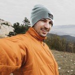 Lake Blue Knit Beanie Hat for All Seasons