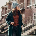 Lake Blue Knit Beanie Hat for All Seasons