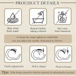 Gold Plated Hoop Earrings Set for Women