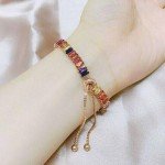 Charming Adjustable Crystal Tennis Bracelet for Women