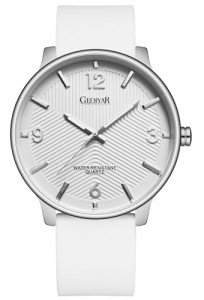 Minimalist Waterproof Men's Wrist Watch - Silver White