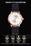 Waterproof Rose Gold Analog Watch for Women