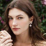 Pearl Drop Bow Earrings for Women Under $10