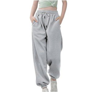 Girls' High-Waist Baggy Sweatpants Under $10