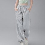 Girls' High-Waist Baggy Sweatpants Under $10