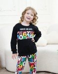 Toddler Girls' Letter Graphic Sweatshirt and Leggings Set