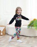 Toddler Girls' Letter Graphic Sweatshirt and Leggings Set