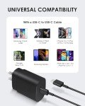 2 Pack USB C Charger, 25W Type C Charger Fast Charging with USB C to C Charger Cable 6FT Android Phone Charger for Galaxy S24 Ultra/S23+/S22/S21/S20