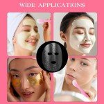 200 Sheets Plastic Face Mask Set for DIY Spa