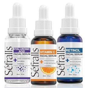 3-Pack Anti-Aging Facial Serums Set