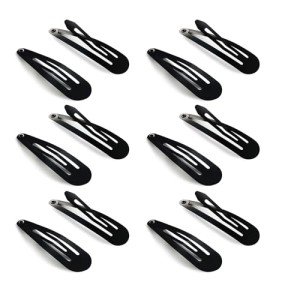40-Pack Metal Hair Clips for Styling
