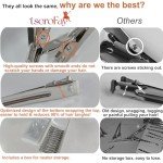 Silver Duck Bill Hair Clips - 24 Pack