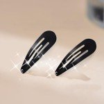 40-Pack Metal Hair Clips for Styling