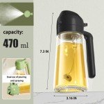 NIKKIER 2-in-1 Olive Oil Sprayer - 470ml