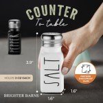 Cute Farmhouse Salt and Pepper Shakers Set