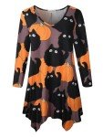 Plus Size Asymmetrical Tunic Tops for Women