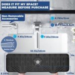 Silicone Faucet Drying Mat and Splash Guard