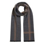Cozy Plaid Men's Winter Scarf - Soft Feel