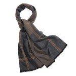 Cozy Plaid Men's Winter Scarf - Soft Feel