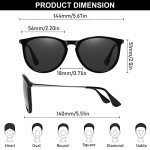 Vintage Polarized Sunglasses for Men and Women - 3 Pack