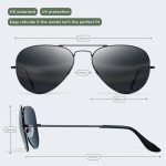 Stylish Polarized Aviator Sunglasses for Men and Women