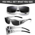 Polarized Over-Glasses Sunglasses for Outdoor Fun