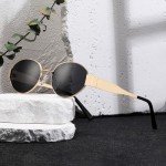 Trendy Retro Oval Sunglasses for Men and Women