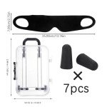 Travel Set: Clear Mini Suitcase, Eye Mask & Earplugs