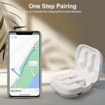 sucegi TWS Bluetooth Earbuds, Wireless Ear Buds intergrated with Find My, ENC Noise Cancelling Earbuds [IPX5 Waterproof], Headphones Earphones for iPhone Android Phone Laptop Pad