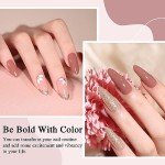 10-Piece Nude Gel Nail Polish Set