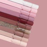 10-Piece Nude Gel Nail Polish Set