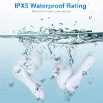 sucegi TWS Bluetooth Earbuds, Wireless Ear Buds intergrated with Find My, ENC Noise Cancelling Earbuds [IPX5 Waterproof], Headphones Earphones for iPhone Android Phone Laptop Pad
