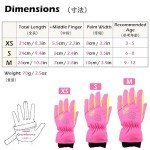 Kids Winter Snow Gloves - Windproof Mittens for Toddlers