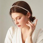 5-Pack Floral Pearl Headbands for Women