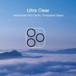 Ailun 3 Pack Camera Lens Protector for iPhone 16 Pro 6.3" / 14 Pro 6.1" ＆ iPhone 16 Pro Max 6.9" / 14 Pro Max 6.7",Tempered Glass,9H Hardness,Anti-Scratch,Case Friendly[Does not Affect Night Shots]