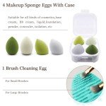 22-Piece Green Makeup Brush Set
