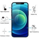 NEW'C 3 Pack Designed for iPhone 12/12 Pro (6.1") Screen Protector Tempered Glass, Case Friendly Anti Scratch Bubble Free Ultra Resistant