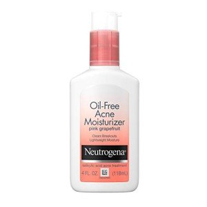 Neutrogena Pink Grapefruit Acne Moisturizer, 4 oz