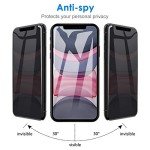 JETech Privacy Screen Protector for iPhone 11 and iPhone XR 6.1-Inch, Anti Spy Tempered Glass Film, 2-Pack