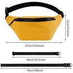 Cute Adjustable Fanny Pack for Kids - Yellow