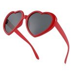 Heart-Shaped Kids Sunglasses with UV Protection