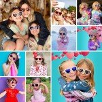Heart-Shaped Kids Sunglasses with UV Protection